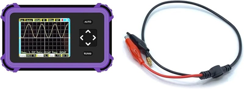 Handheld Digital Oscilloscope 1MHz Bandwidth 8 33MSa s Sampling Rate Signal Generator Rechargeable - Image 5