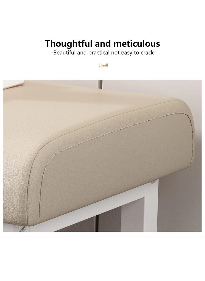 Sharpdo - Home 2 In-1 Shoe Changing Stool and Shoe Rack, High Elastic Sponge Sofa Stool, 2-Layer Storage Shoe Rack - Image 1