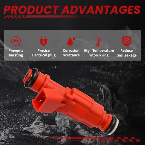 TSSLIIN Fuel Injectors fit for/Hyundai Elantra 2011-2015, Elantra GT 2013, Elantra Coupe 2013, for/Kia 2015, Forte Soul 2012-2013, Inyectores OE Replacement 35310-2E000 FJ1182 4PCS - Image 3