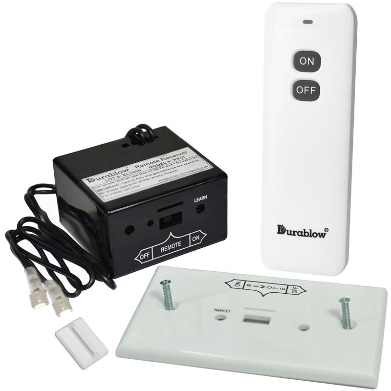Durablow TR1001 OnOff Gas Fireplace Remote Control Kit for Millivolt Valve IPI Module Replaces Wall Switch Wireless Gas Fireplace Remote