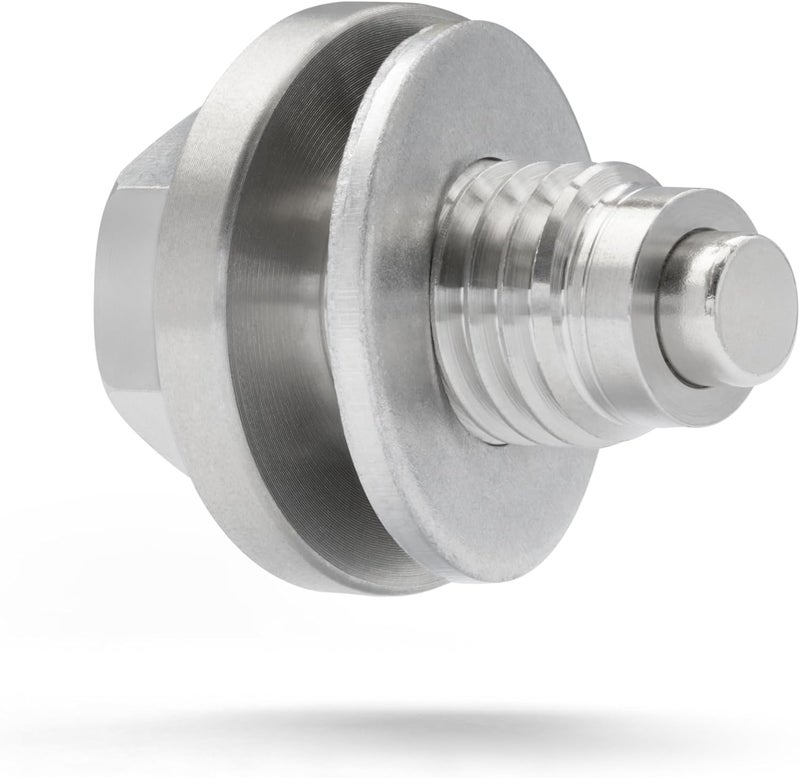 Votex M12 X 1.75 X 17.9 MM Magnetic Engine Oil Drain Plug - Stainless Steel - Fits Buick, Chevrolet, Cadillac, Ford, GMC - Image 1