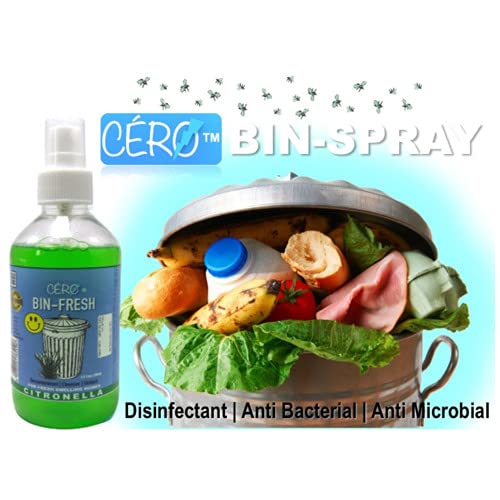 CERO ® Bin Fresh CITRONELLA Perfumed dust Bin Decontaminant/Cleanser (200ml) - Image 3