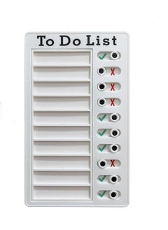 erorex To Do List Checklist Board Daily Chore Schedule For Kids Home Reusable Chore List And To Do List Board Sliding Routine Chart Daily Schedule  - Image 1