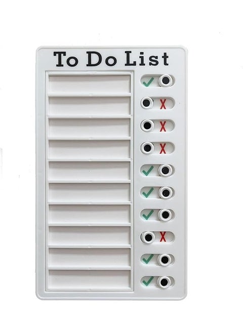 To Do List Checklist Board Daily Chore Schedule For Kids Home Reusable Chore List And To Do List Board Sliding Routine Chart Daily Schedule