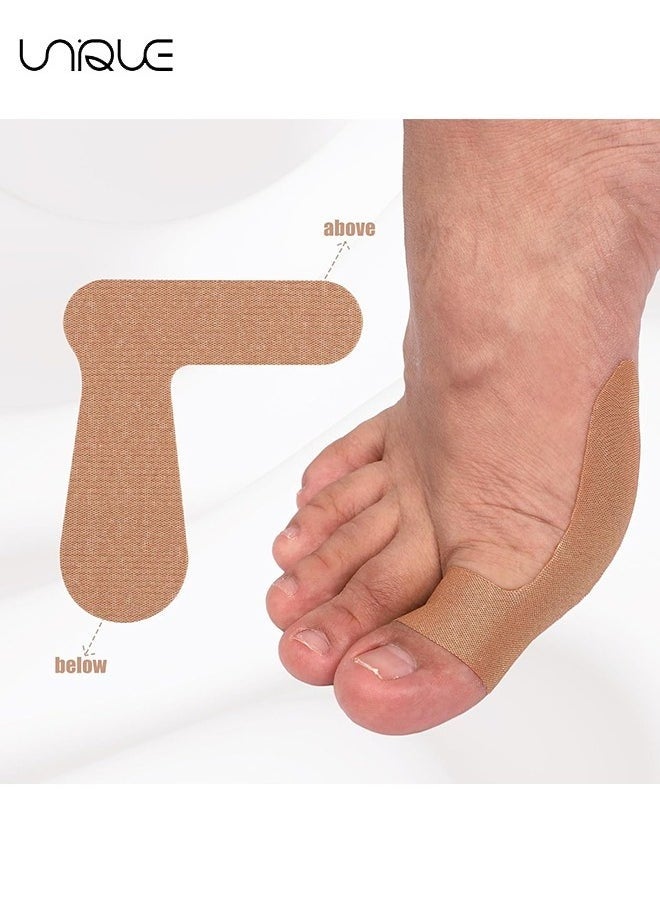 Unique 20 Pairs Big Toe Valgus Orthotics Bunion corrector，for overlapping Toes, Self-Adhesive Toe Brace Big Toe Straighteners, Breathable Toe Corrector Big toe valgus orthotics  - Image 3