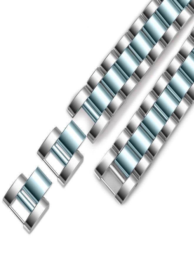 Bisley 36MM Women Watch Stainless Steel Bracelet Watch Easy to Read, Blue/silver, Casual watch - Image 5