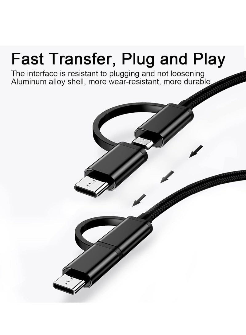 ELTRAZONE 2-in-1 USB C/Micro to USB Adapter, USB C to USB, OTG Adapter Cable, USB C to A Male to Female Adapter, Compatible with MacBook 2019 2018 2017 - Image 2