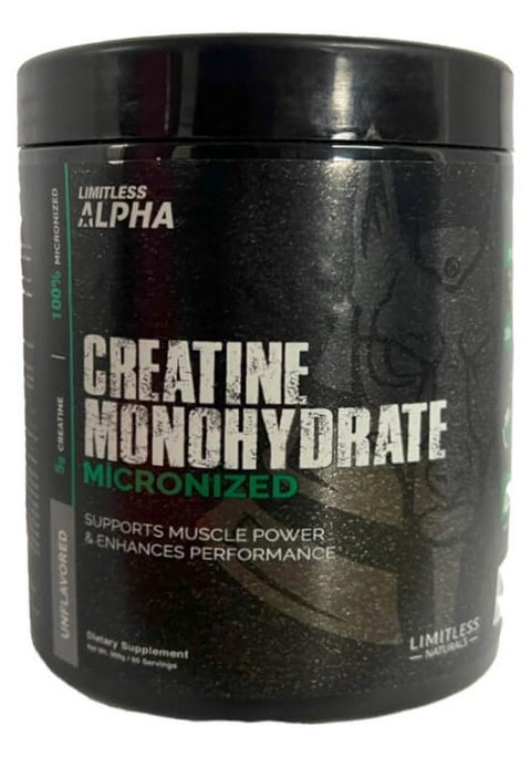 Limitless Alpha micronized creatine monohydrate 300 gm ( 60 servings )
