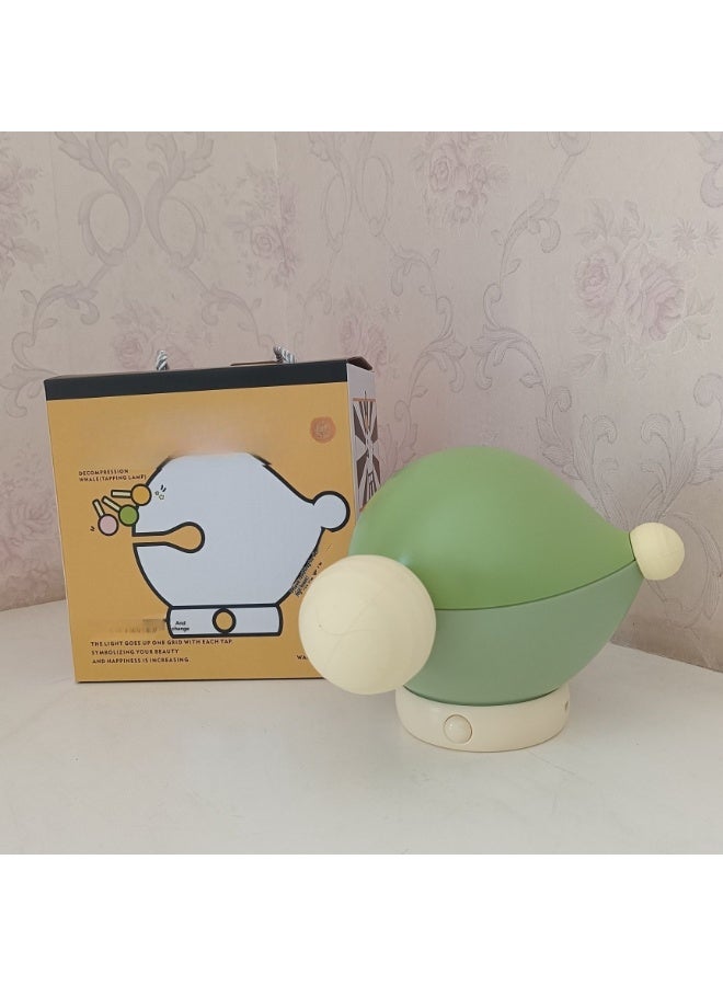 Cartoon-style table lamp, rechargeable bedside night light, bedroom sleep light