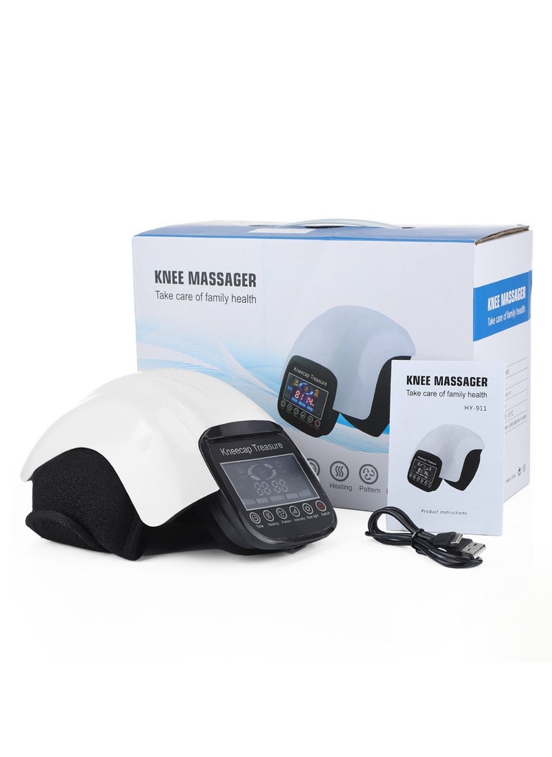 Generic - Knee Massager with Heat for Pain Relief Electric Cordless Vibration Knee Massage Device with Kneading for Arthritis and Joint Circulation Warmer Rechargeable - Image 1
