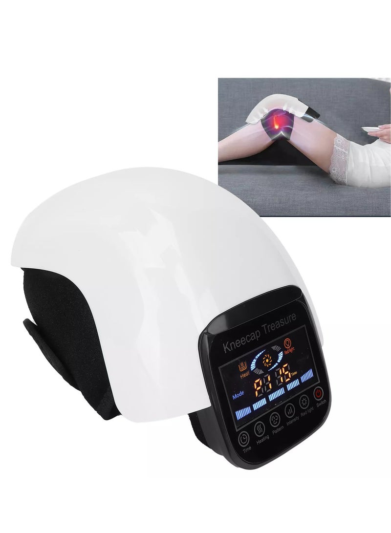 Knee Massager with Heat for Pain Relief Electric Cordless Vibration Knee Massage Device with Kneading for Arthritis and Joint Circulation Warmer Rechargeable - Image 2