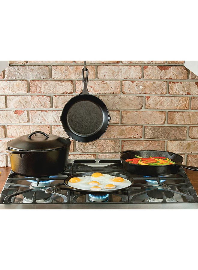 LODGE Lodge Seasoned Cast Iron Piece Bundle 5 Piece Black L5HS3  - Image 1