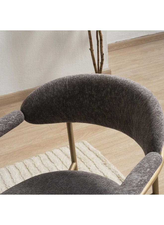 Pan Home Beatrix Dining Chair - Brown  - Image 2
