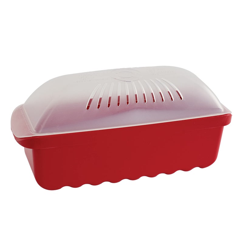 NORDIC WARE Nordic Ware Microwave Pasta Cooker 64 Cup Red 