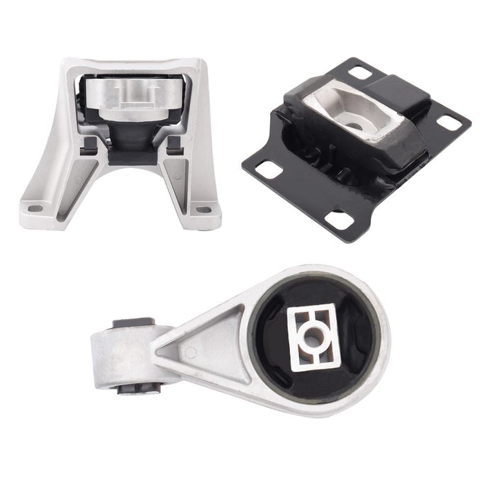 Engine Motor Mount Compatible with Ford Transit Connect 20102013 20L and Ford Focus 20052007 20L and Ford Focus 20032007 23L OE A2939 A2986 A5495 Set of 3