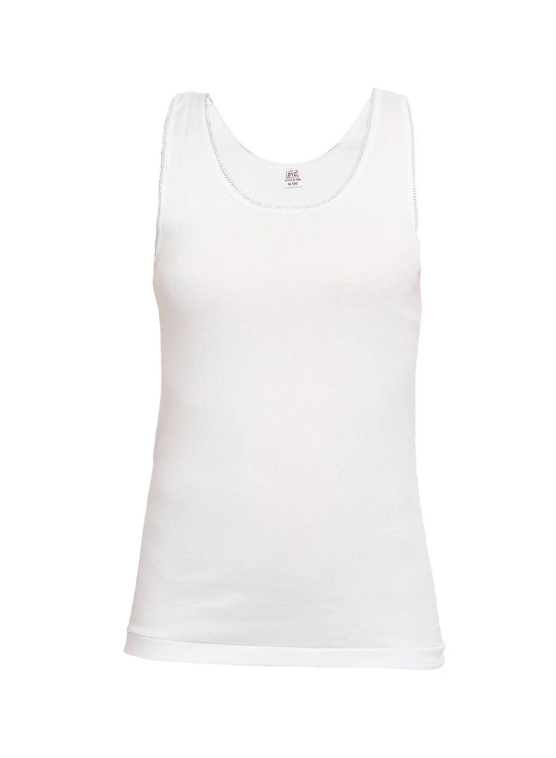 BYC  WOMEN'S COTTON VEST - WHITE for Women | Best Price UAE