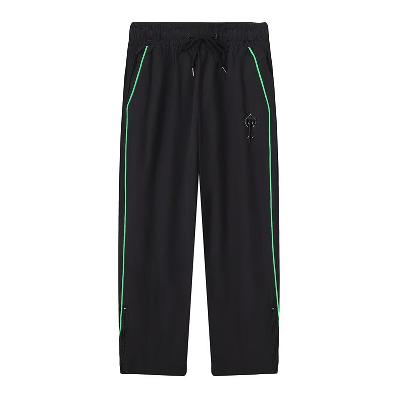 Trapstar Embroidery Logo Mesh Suit Sports Leisure Windbreaker Coat Coat Trousers - Image 1
