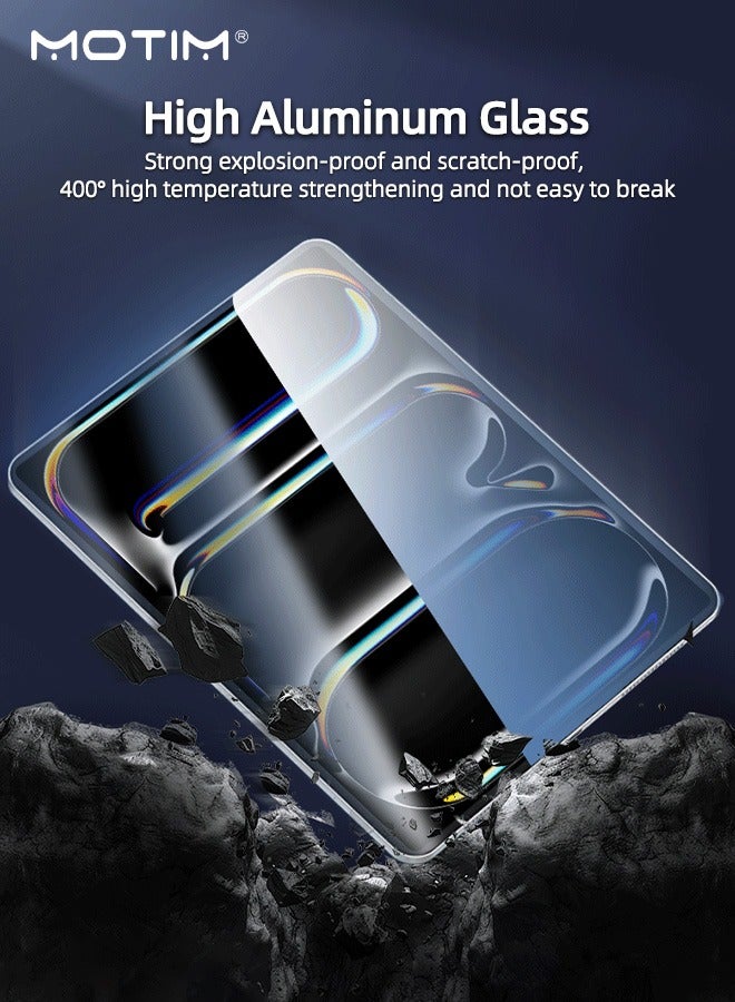 Motim Screen Protector for iPad Air 11 Inch M3/M2 (7th/6th Generation, 2025/2024), HD AR Film, Scratch Protection, Bubble Free, Thin and Responsive - Image 2