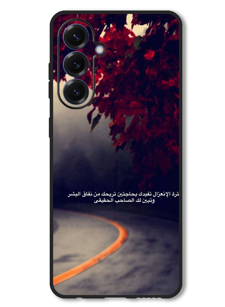 Theodor Case Compatible with Samsung Galaxy A36 Protection Shockproof Bumper Cover Arab quote (21) - Image 1