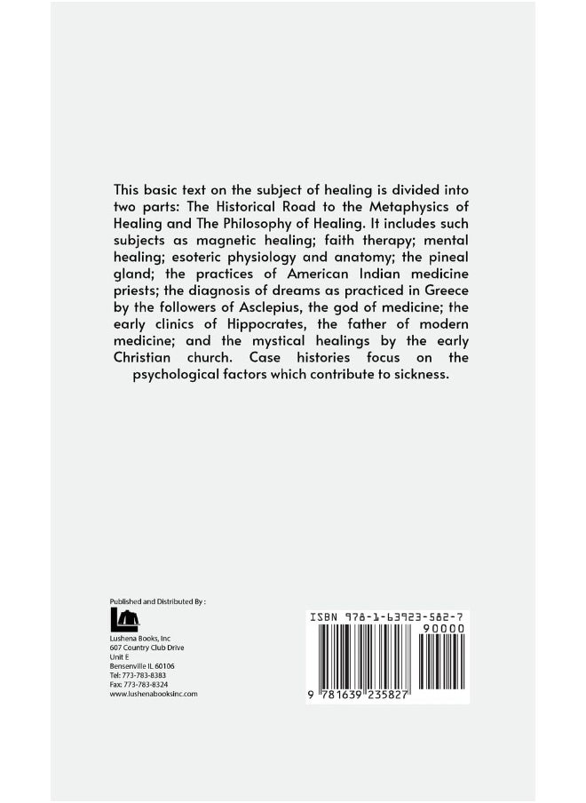 Healing: The Divine Art: Tby Manly P. Hall Hardcoverhe Divi  - Image 2