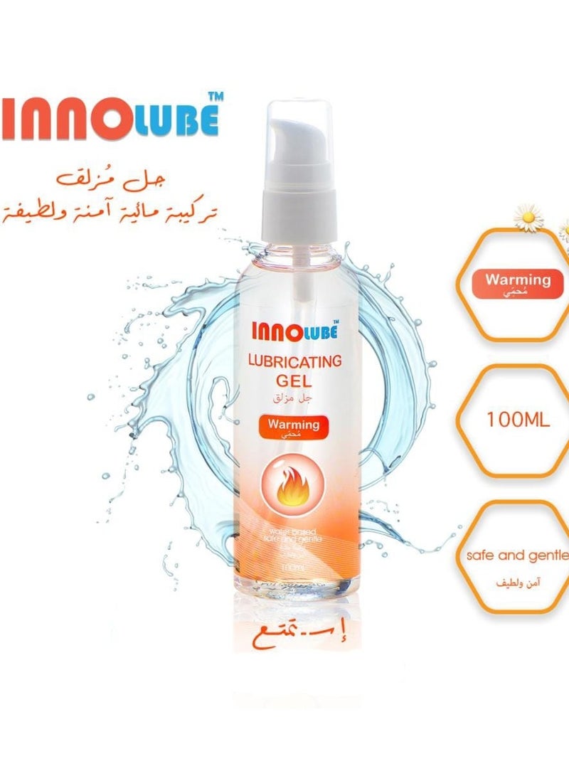 InnoLube Lubricating Gel Warming Water Based Safe And Gentle 100 ml  - Image 2