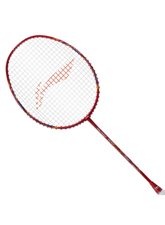 Li-Ning Blaze 100 78G Carbon Fibre Badmiton Racket Strung Badminton Racket with Free Full Cover ( Red/White/Navy) - Image 1
