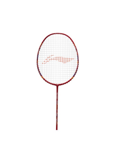 Hundred Atomic X 38 PWR Carbon Fibre Badminton Racket Strung with Full Racket Cover Charcoal/Red
