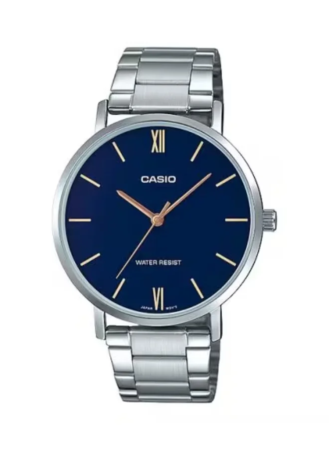 CASIO Men's Stainless steel Analog Watch MTP-VT01D-2B - 40 mm