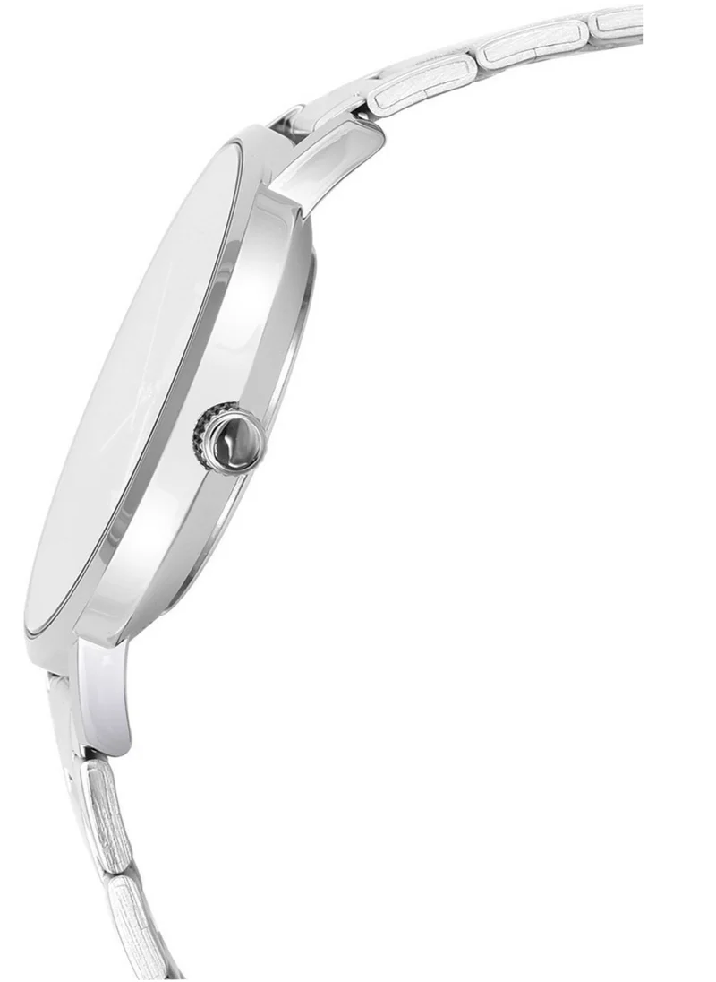 كاسيو Men's Analog Display Watch With Silver Stainless steel Strap - MTP-VT01D-2B