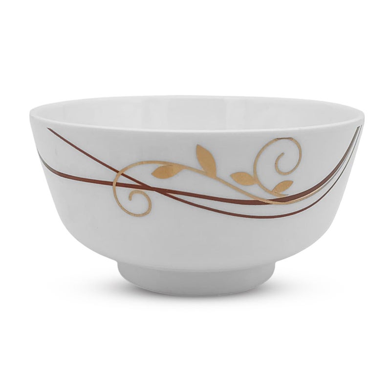 Superware | Pure Melamine | Bowl Set - Spiral Fluer 4” (6 nos.) | Stain Free, Glazed Finish - Image 2