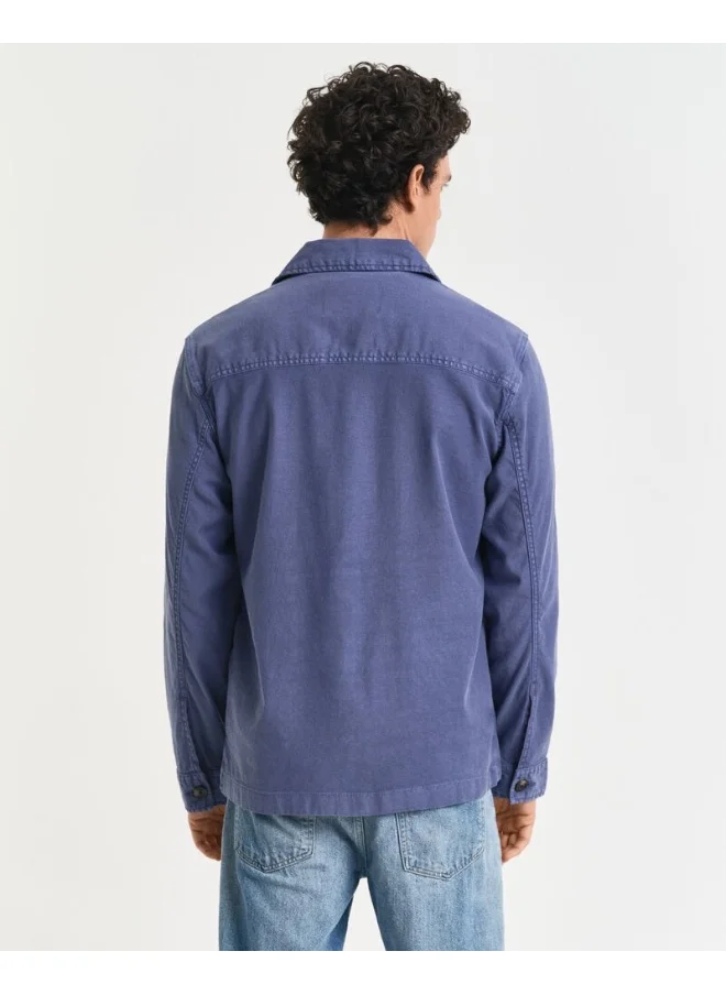 GANT REG COT/LINEN OVERSHIRT