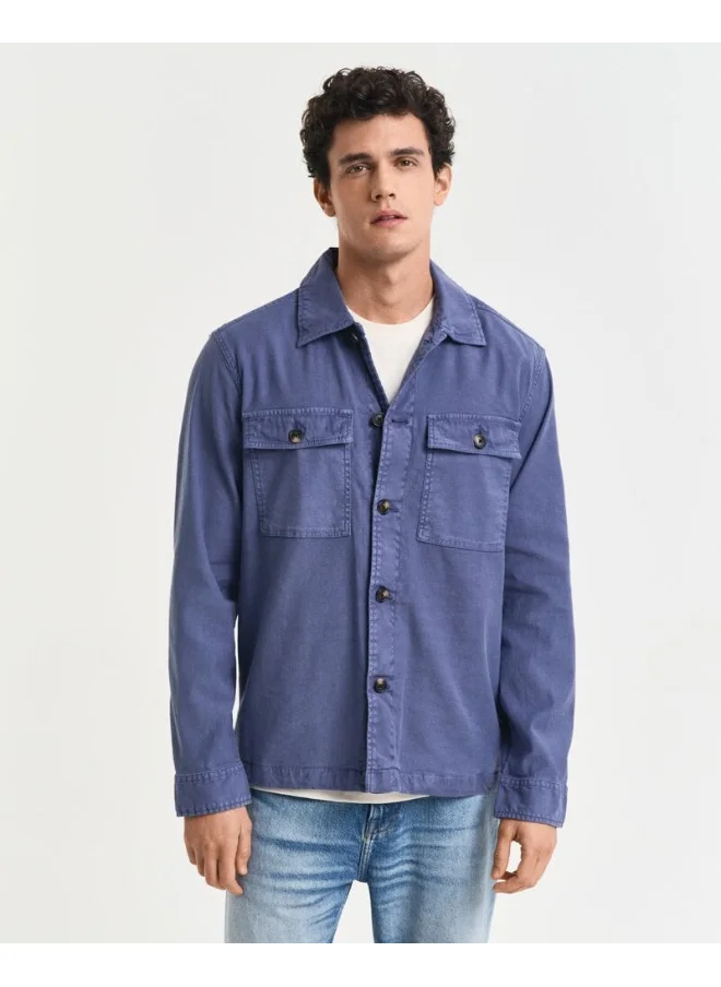 GANT REG COT/LINEN OVERSHIRT
