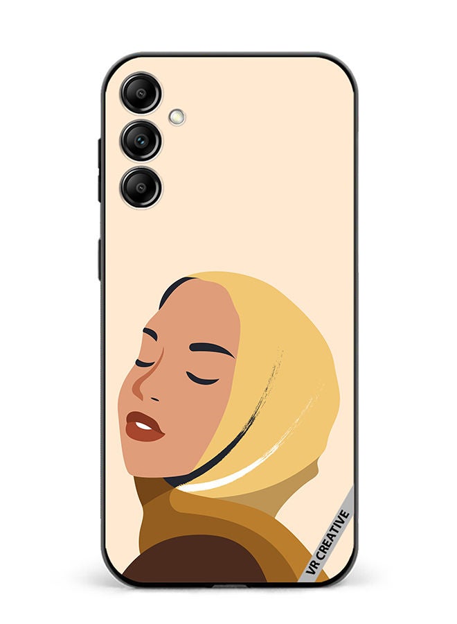 VR CREATIVE Protective Case Cover For Samsung Galaxy M14 Cartoon Woman Shape Design Multicolour - Image 1