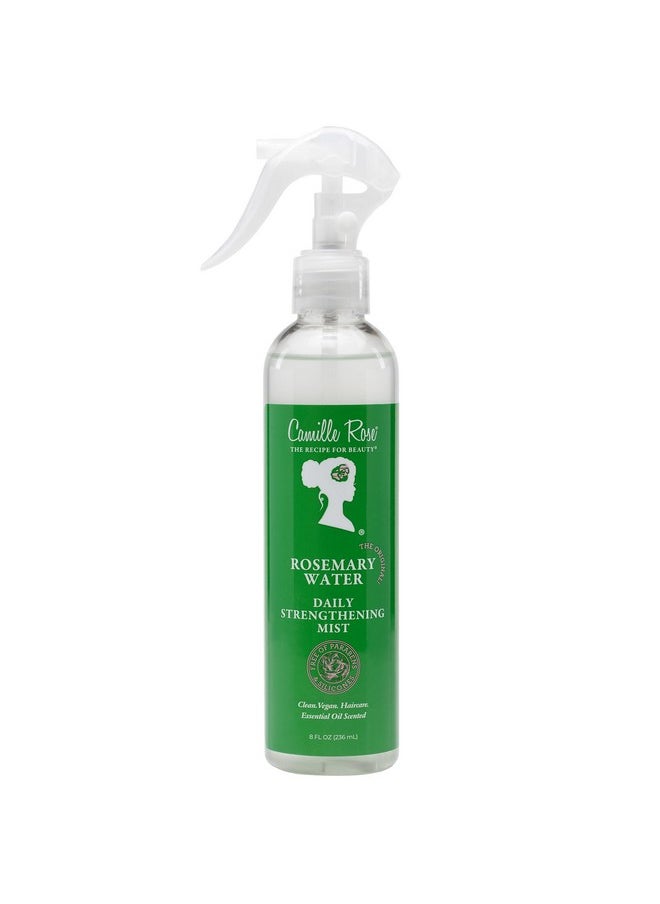 Camille Rose - Camille Rose Rosemary Water Daily Strengthening Mist, with Peppermint and Rosemary Essential Oils to Strengthen Strands and Promote Hair Growth, for all Hair Types, 8 fl oz - Image 1
