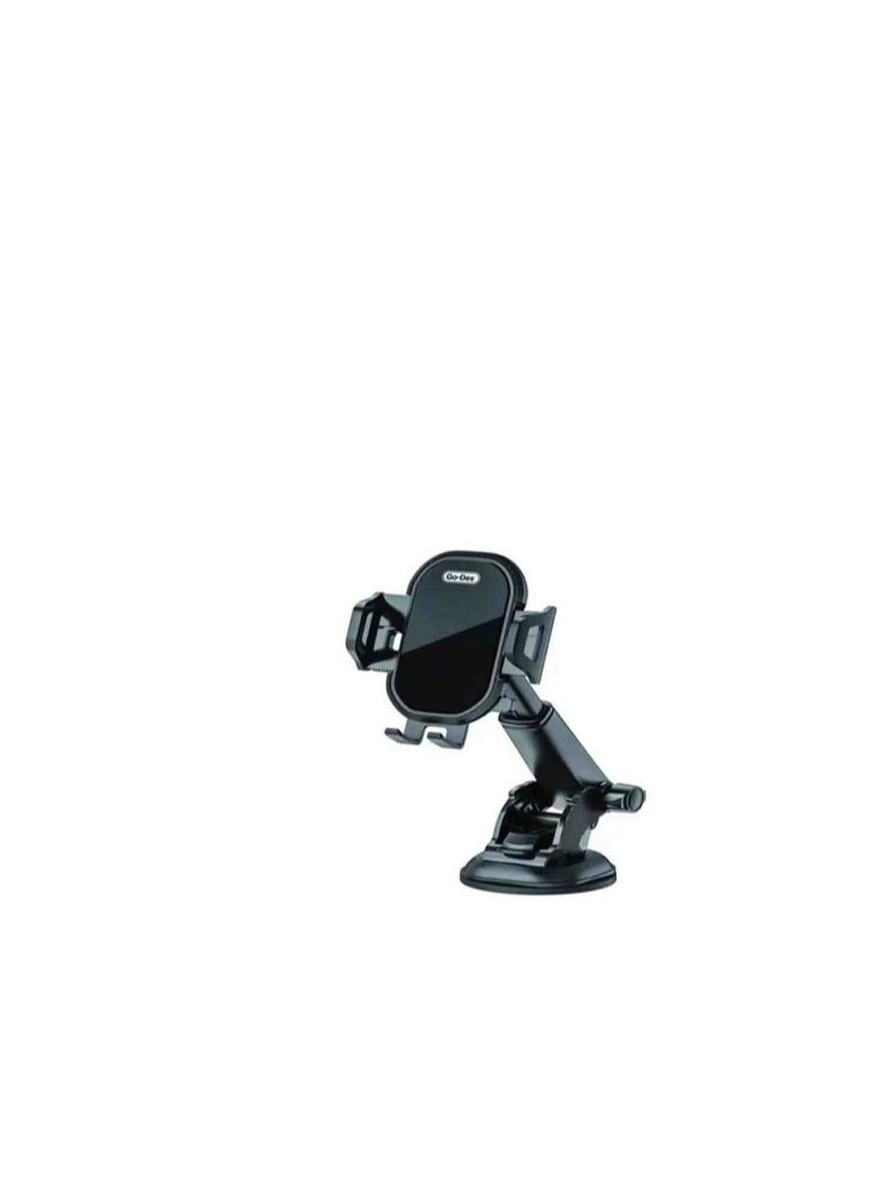GO-DES Go Des GD-HD691 Windsheild Shockproof Car Mount Car Mobile Holder Black - Image 2