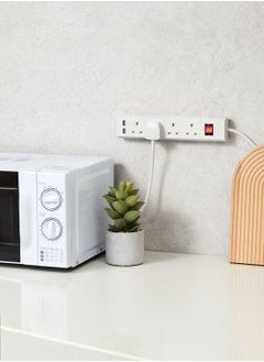 LAWAZIM 4-Way Extension Cable with On/Off Switch & 2 USB Ports - 5 Meter - Power Strip with Surge Protection, Multiple Outlets, and Charging Ports - Ideal for Home, Office, and Electronics Use  - Image 5