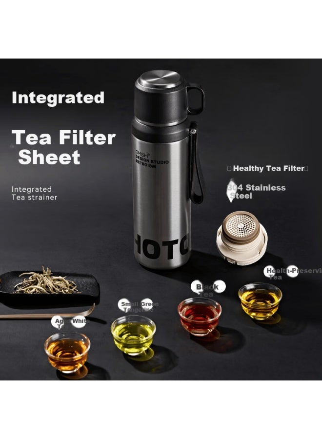 CICA Private Selection Insulated Bottle Men's Large Capacity 316 Stainless Steel Tea Separation Cup High-end Men's Steeping Tea Special - Image 5