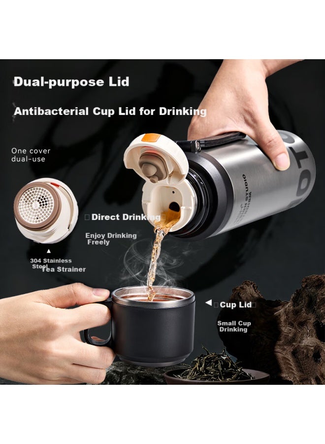 CICA Private Selection Insulated Bottle Men's Large Capacity 316 Stainless Steel Tea Separation Cup High-end Men's Steeping Tea Special - Image 4