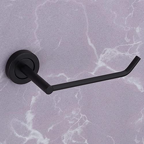 Primax Stainless Steel Toilet Paper Roll Holder/Toilet Paper Holder in Bathroom/Kitchen/Bathroom Accessories (Black) - Image 2