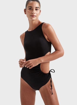 Cut Out High Leg Swimsuit