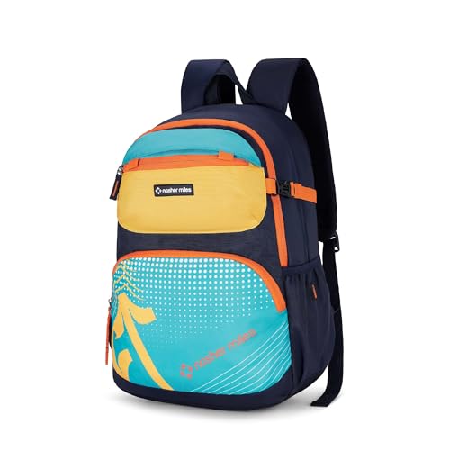 Nasher Miles Engineering Polyester Laptop Backpack 36L with Rain cover Ideal for College, School, Office, Travel | Men, Women, Boys, Girls (Yellow) - Image 1