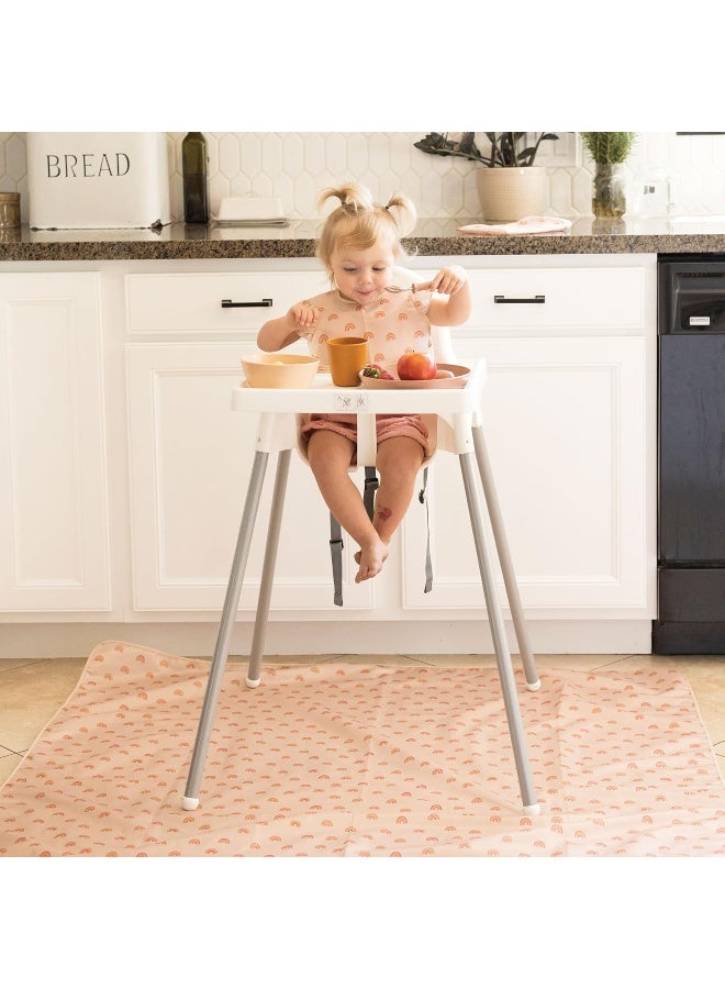 Tiny Twinkle Mess-Proof Splat Mats for Under High Chairs or Table Cover Art Projects - Image 2