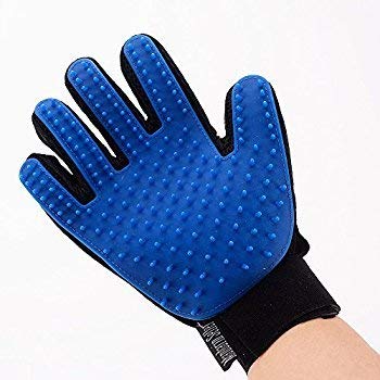 BSITFOW Cleaning Hair Brush Comb Animal Massage Hair Removal Dog Grooming True Touch Shedding Brush Bath Gloves Multicolor - Image 1