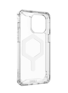 UAG Case Compatible with iPhone 13 Pro Max Case Plyo Ice/White Built-in Magnet Compatible with MagSafe Charging Rugged Anti-Yellowing Transparent Clear Protective Cover  - Image 3