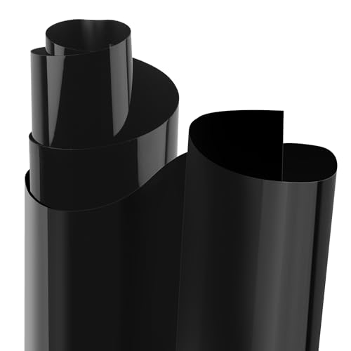 VKQTS 49 x 098Ft Car Wrap VinylHigh Gloss Black Vinyl Wrap for HoodRoofTrunk Car Decorations1 Roll SelfAdhesive Automotive Vinyls Wraps Automotive Exterior Accessories - Image 1