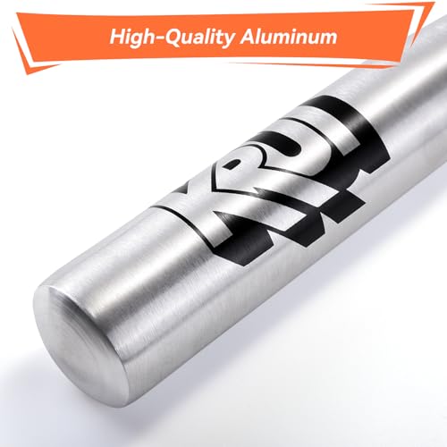 KRUI Aluminum Baseball Bat, 18 Inch Lightweight Bat for Tire Checker, Fish, Keeps in Home, Car, Backpack (Silver) - Image 5
