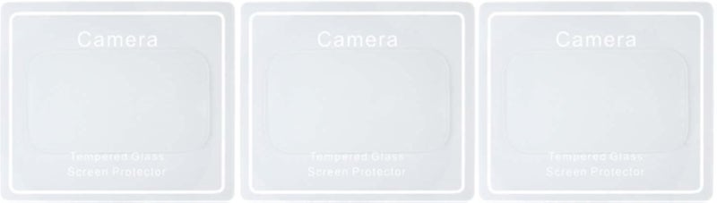 واقي عدسة كاميرا من الزجاج المقوى لهاتف سامسونج جالاكسي إس 11 بلس، عبوة من 3 قطع شفافة
