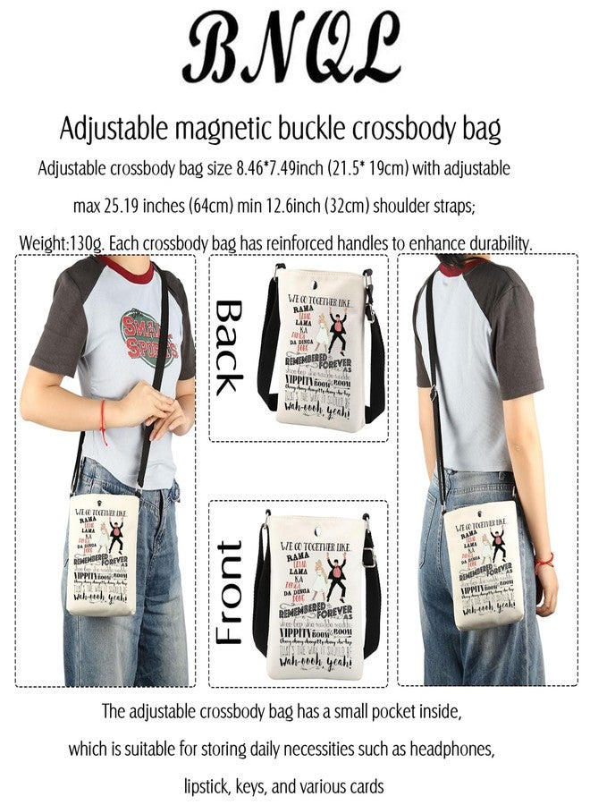 BNQL Musical Crossbody Bag We Go Together Like Movie Merchandise Gifts Fans Gift Shoulder Bag - Image 5