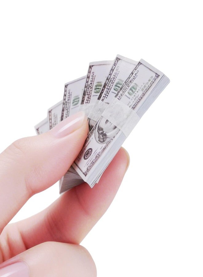 CHAMBERY 1:6 Scale Miniature Dollar Bills Mini Money 150Pcs Dollhouse Accessories Decoration - Image 2