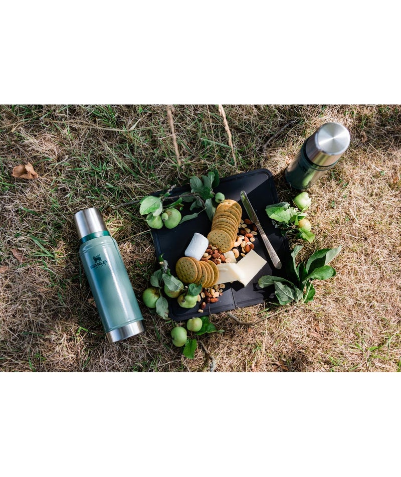 Stanley Classic Legendary Vacuum Bottle 1.0 qt | Wide Mouth with Leakproof Cup Lid | Keep Drinks Hot or Cold | Packable for Travel | Insulated Stainless Steel Thermos | BPA-Free | Hammertone Green - Image 2